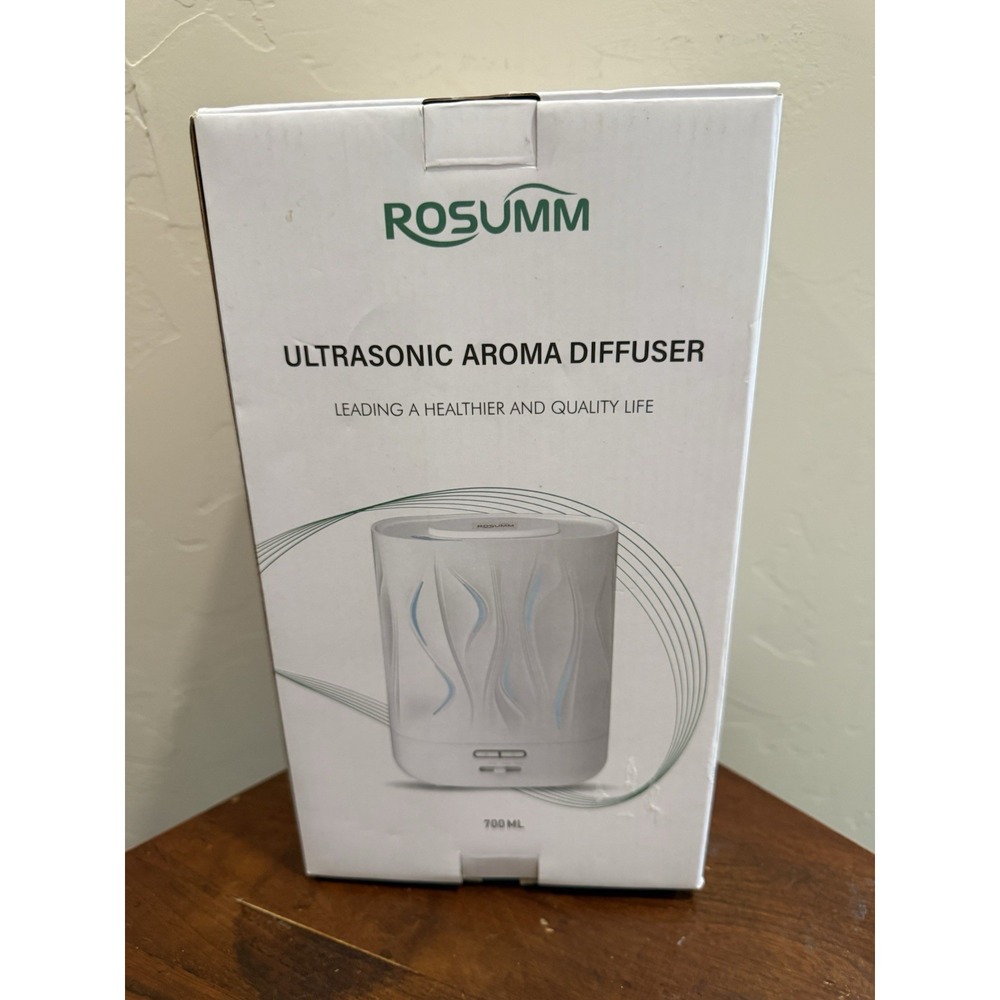 ROSUMM 700ML Ultrasonic Aroma Diffuser Cool Mist Humidifier Essential Oil NEW